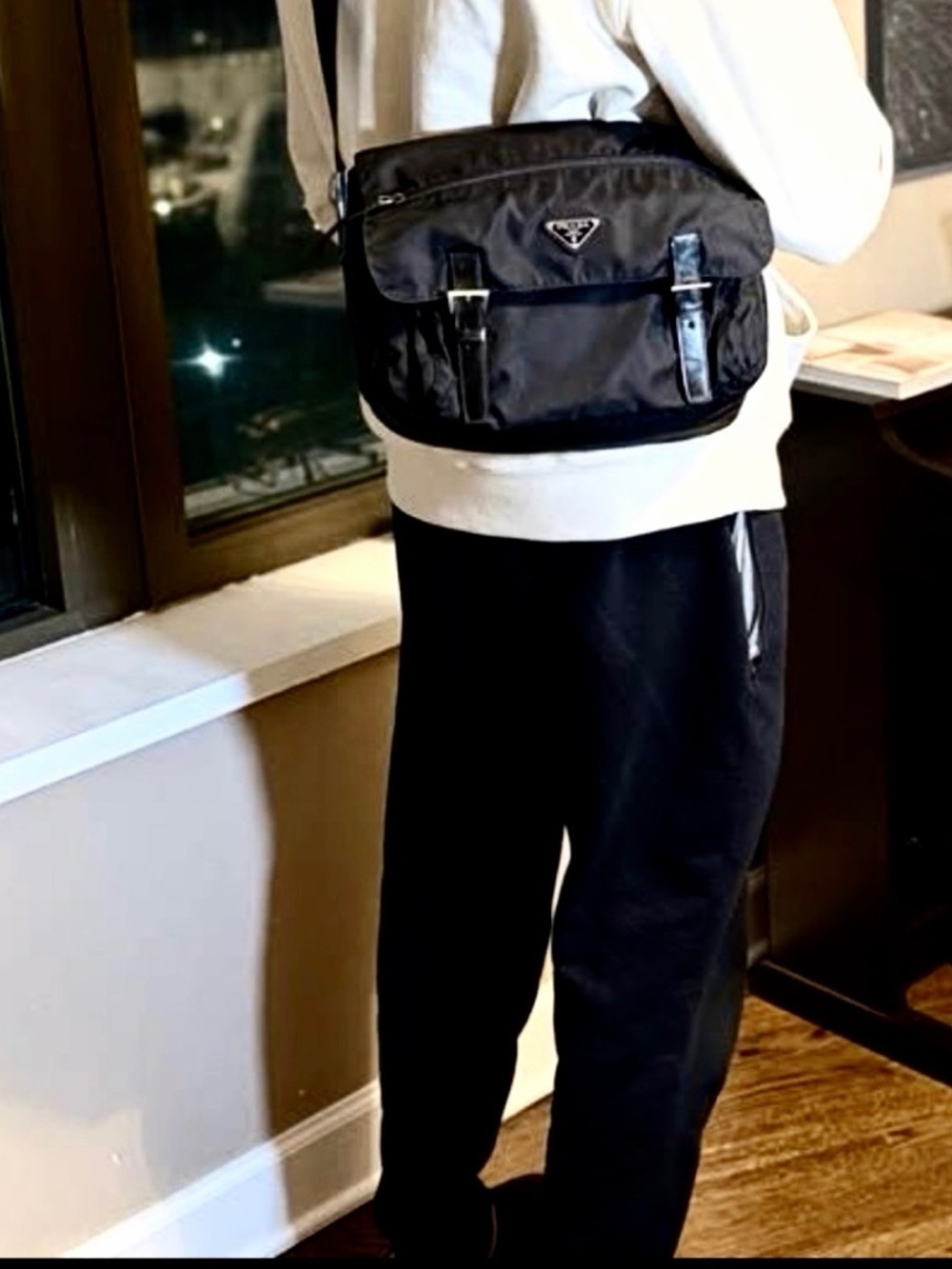 Prada✌🏻Black Nylon Messenger Bag! Offers welcome! - Picture 15 of 15